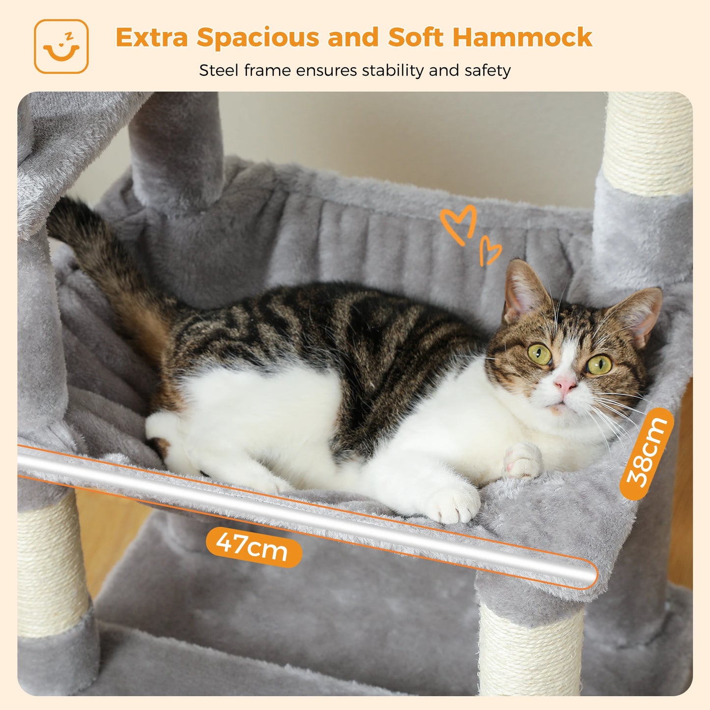 Custom 72” Premium Cat Tree Tower for Large Breeds – Exclusive Luxury Playground for Scratching, Climbing & Napping-Sniffwaggleandwalk™