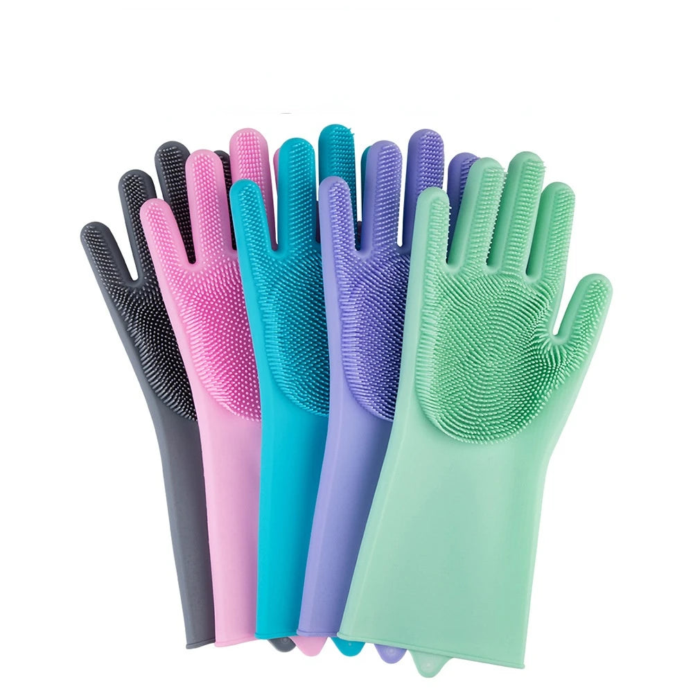 Grooming bathing Gloves by Sniffwaggleandwalk™ - Sniff Waggle And Walk