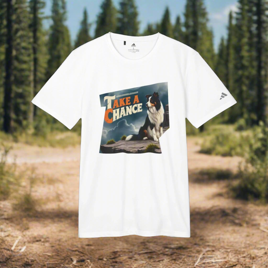 adidas dog tshirt white