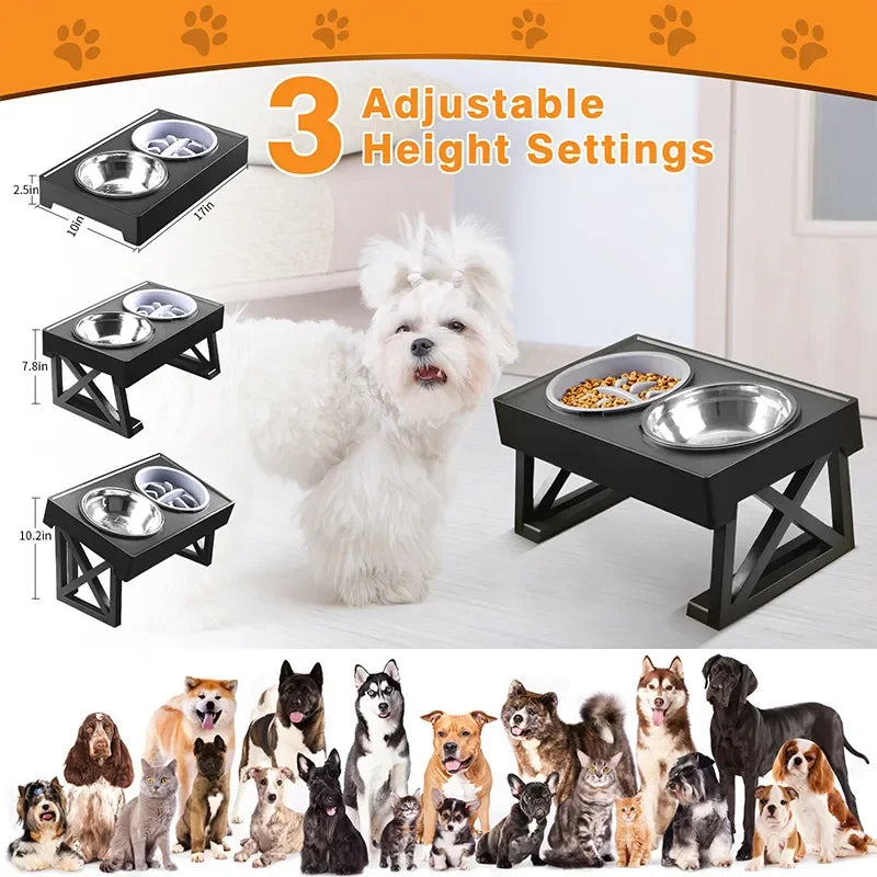 adjustable feeders dog bowl - Sniff Waggle And Walk