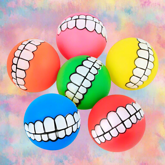 Sniffwagglendwalk Squeaky toy sets. - Sniff Waggle And Walk smiley face