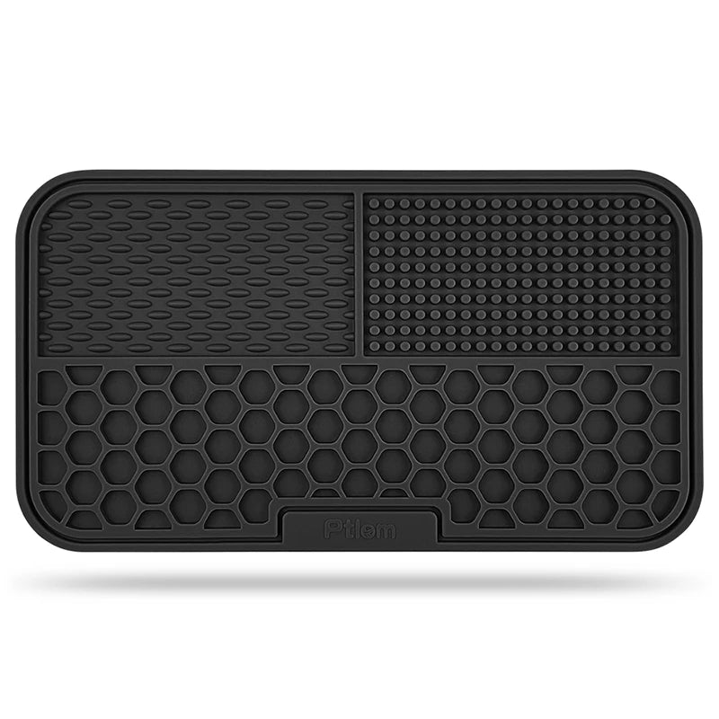 black Dog Lick Mats slow feeder. - Sniff Waggle And Walk