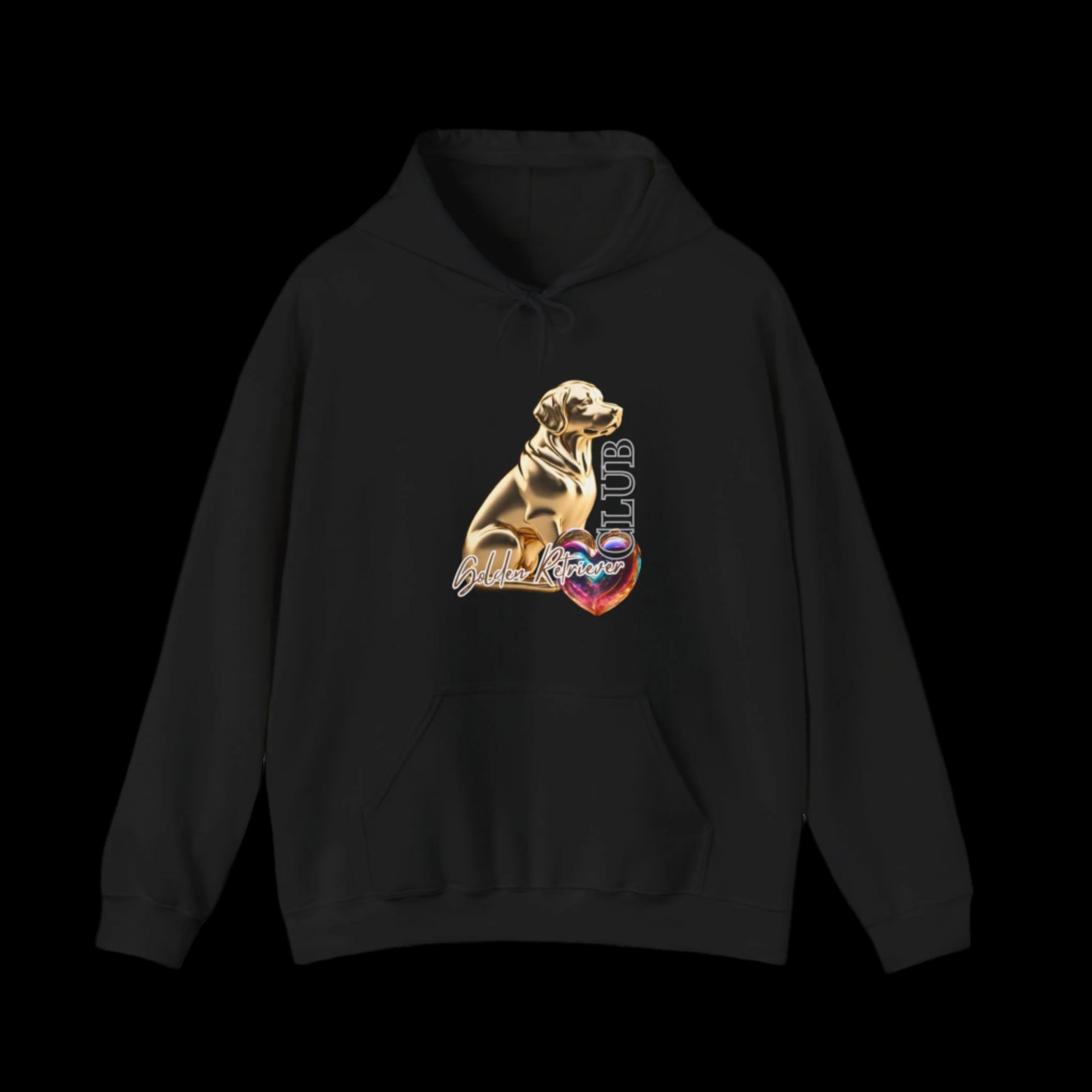 black golden retriever premium sweatshirt