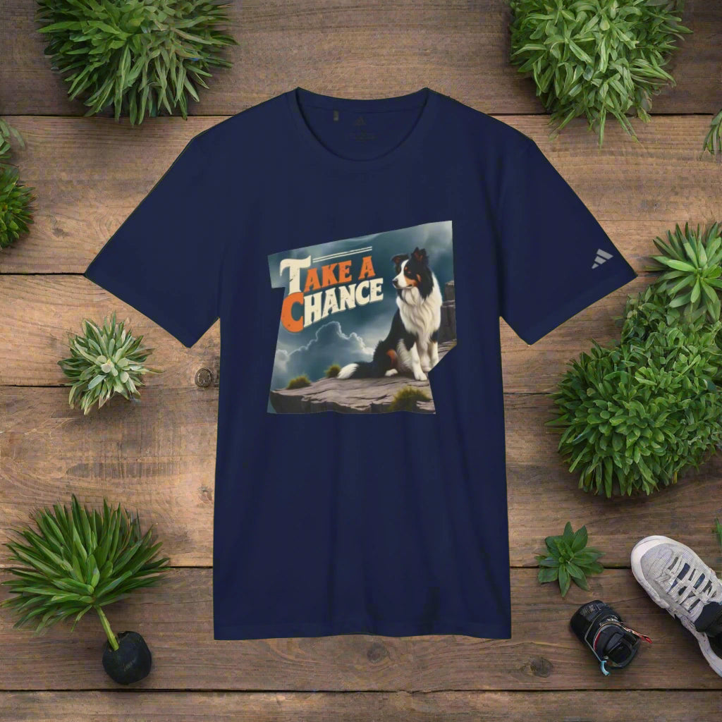 blue dog lover tshirt adidas