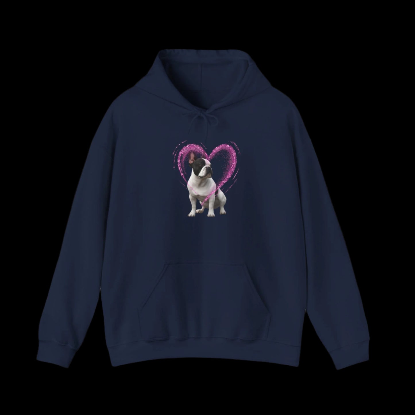 dark blue french bulldog frenchie clothes best quality hoodies