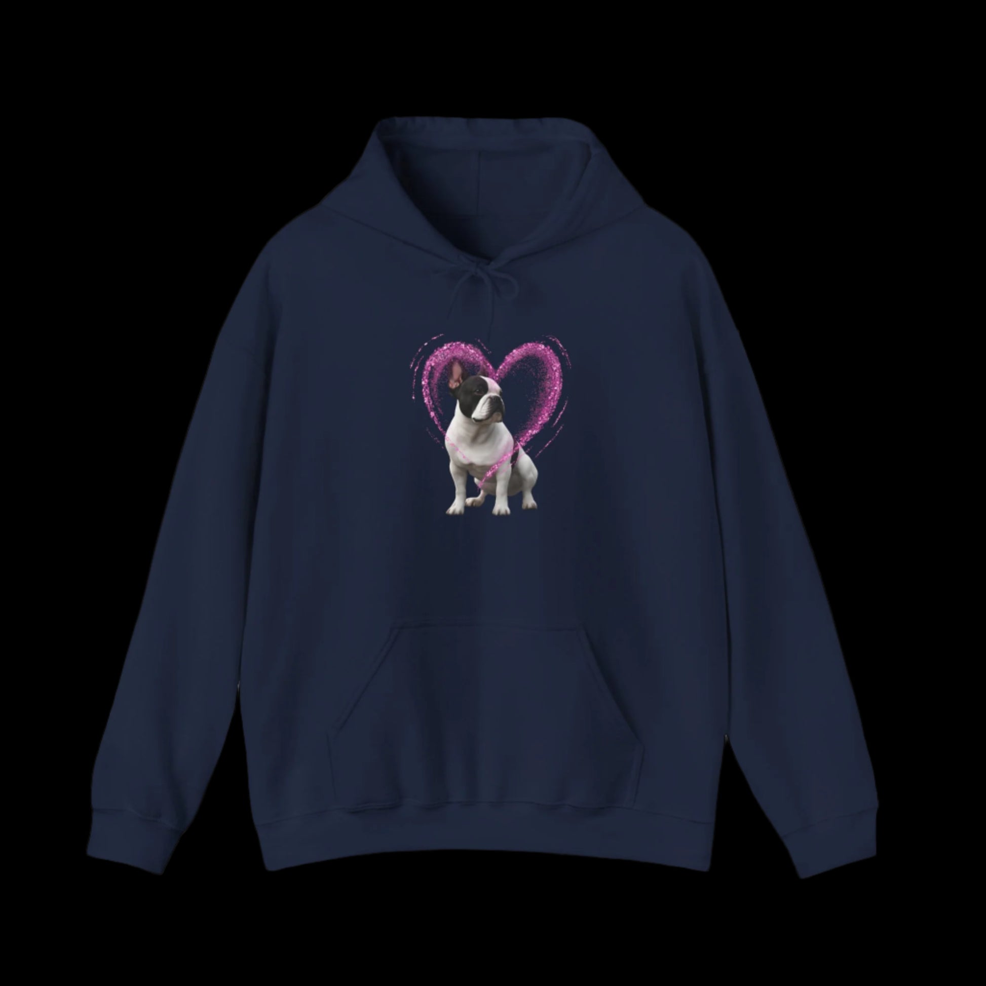 dark blue french bulldog frenchie clothes best quality hoodies