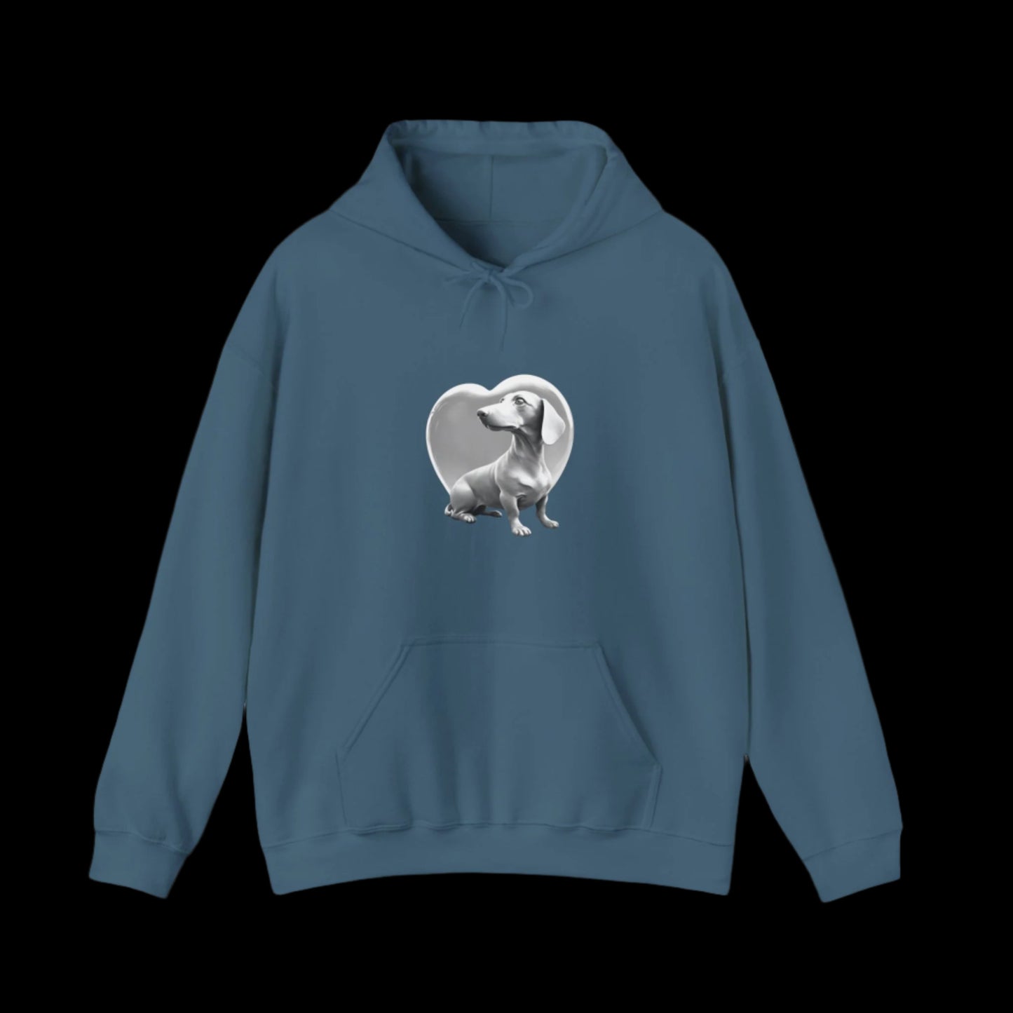 blue sausage dog dachshund dog lover hoodie sweatshirt clothes