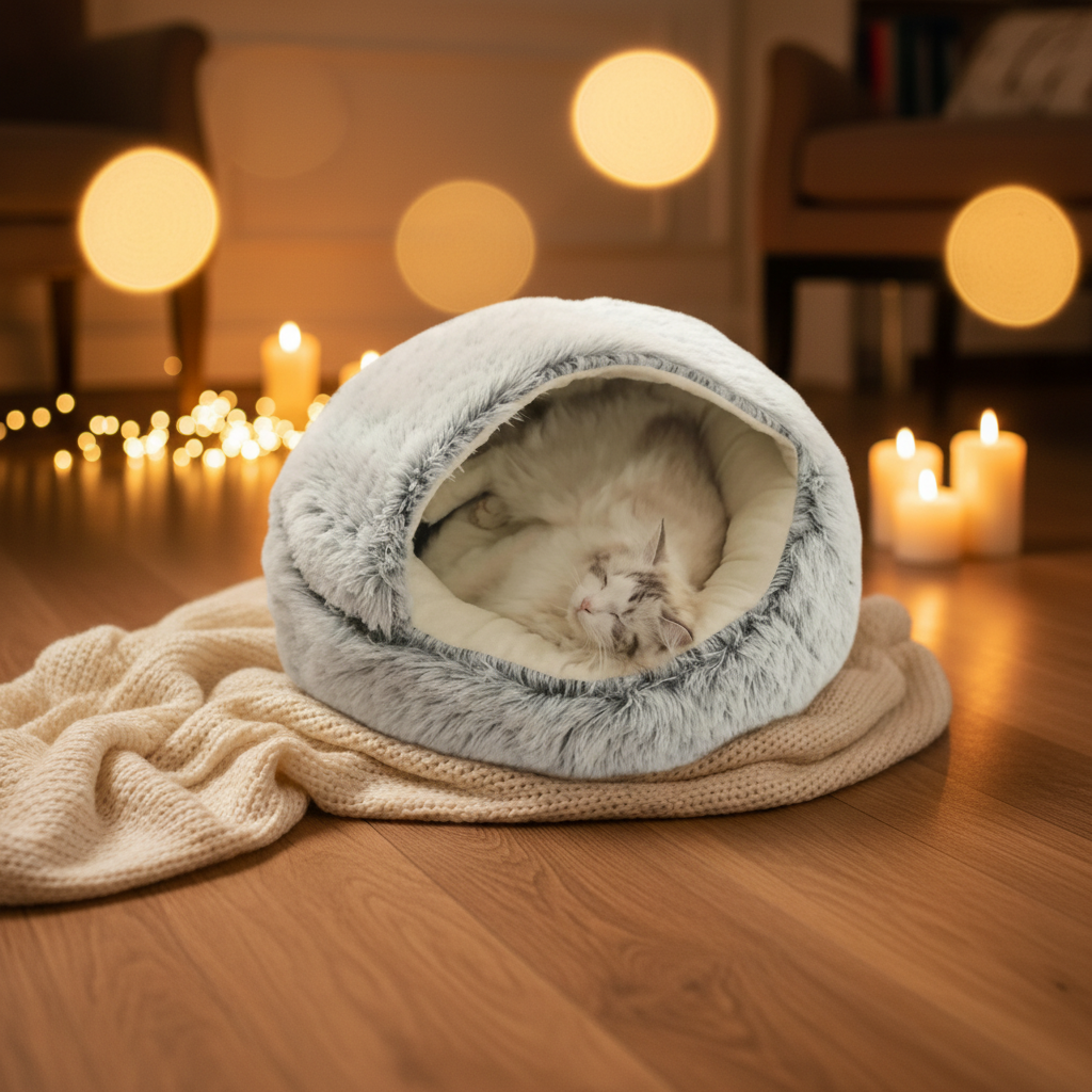 cat_cave_cat_bed_best_quality