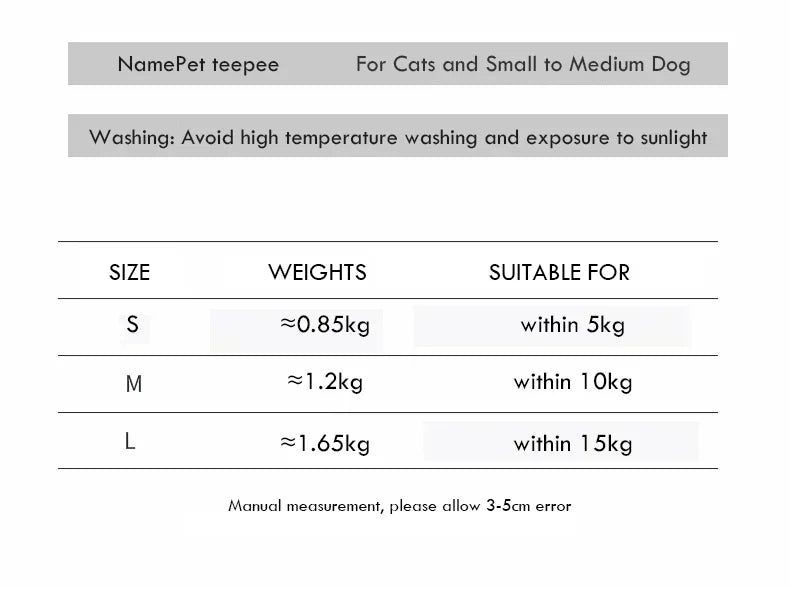 cat bed weight of product