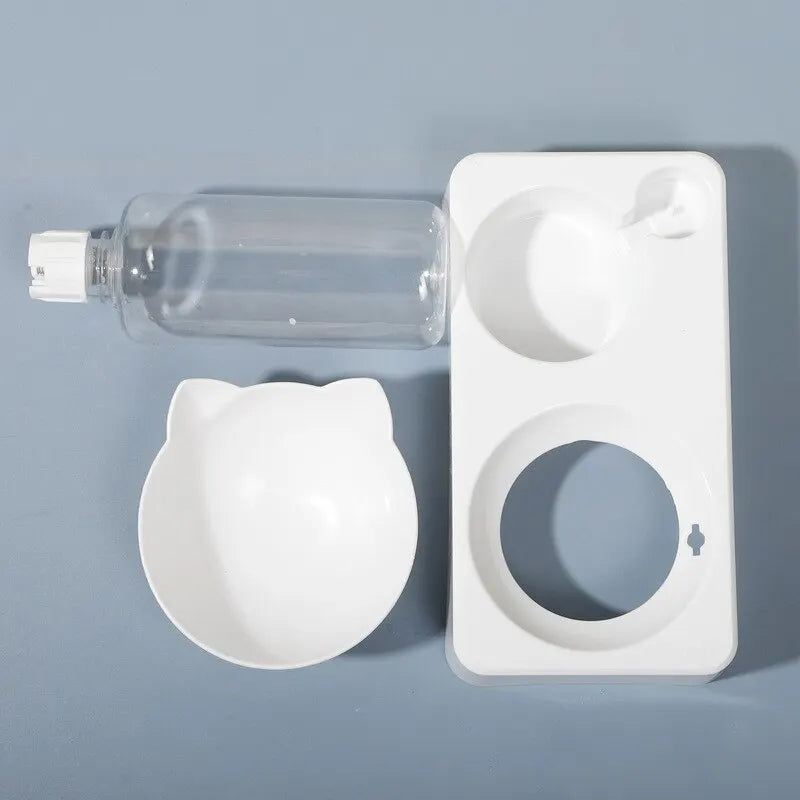 Cervical Vertebrae Dog Food Bowl Automatic Drinking Feeder. - Sniff Waggle And Walk