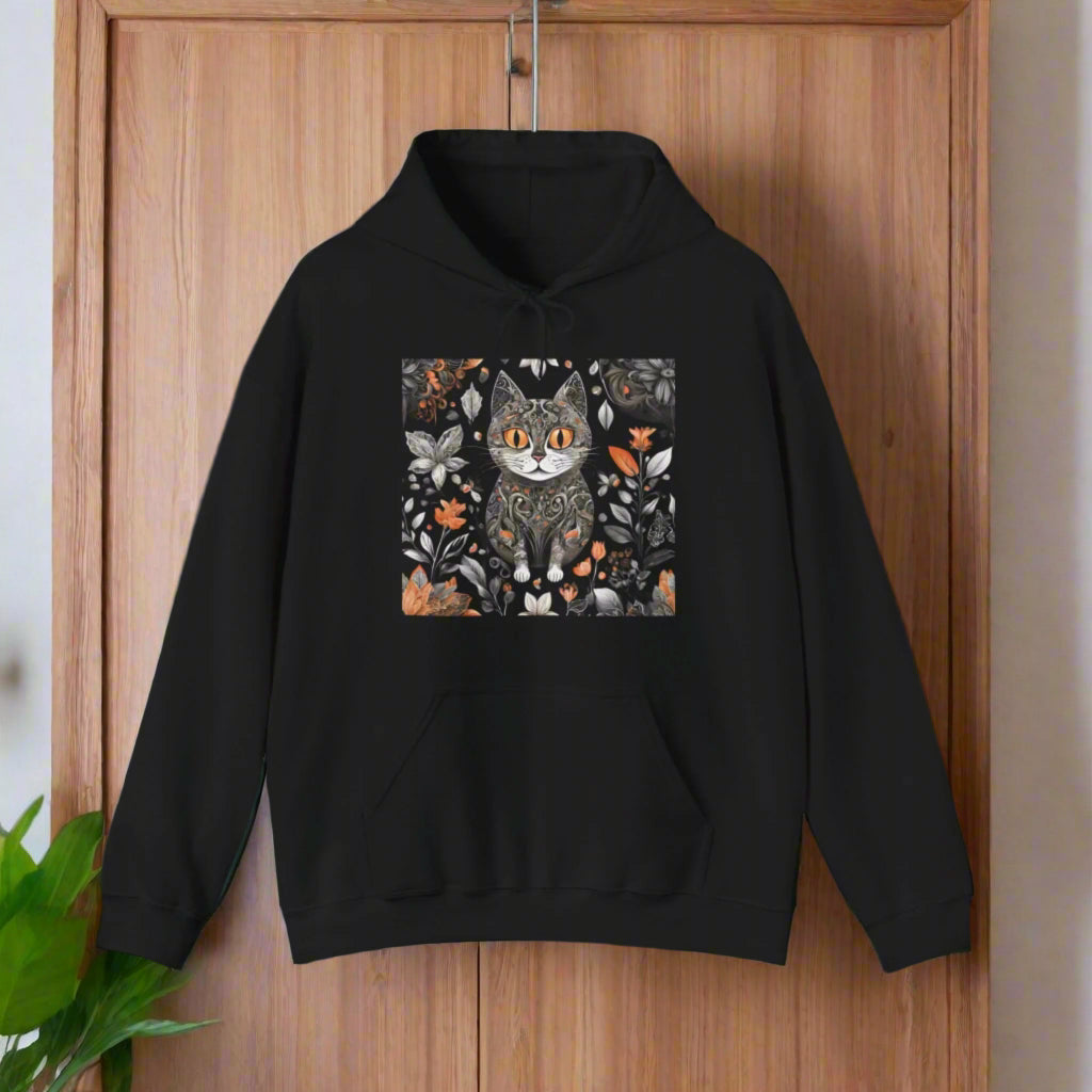 cat hoodie pussy clothing black