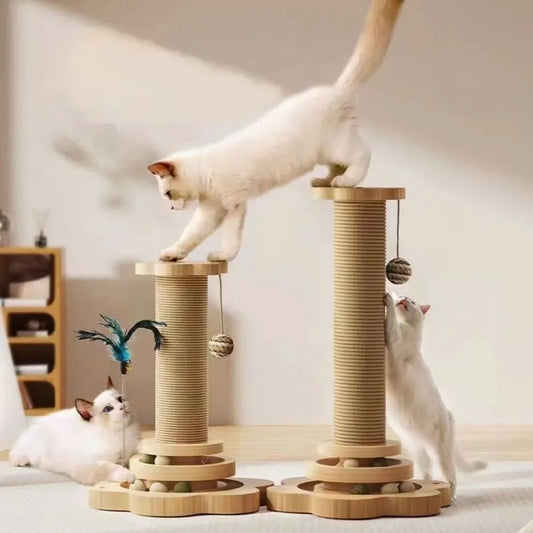 cat interactive scratching post