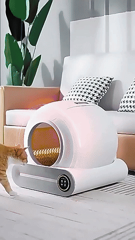 Smart Self-Cleaning Cat Litter Box with Odor Control & App Control – Automatic, Low Maintenance, and Pet-Friendly
