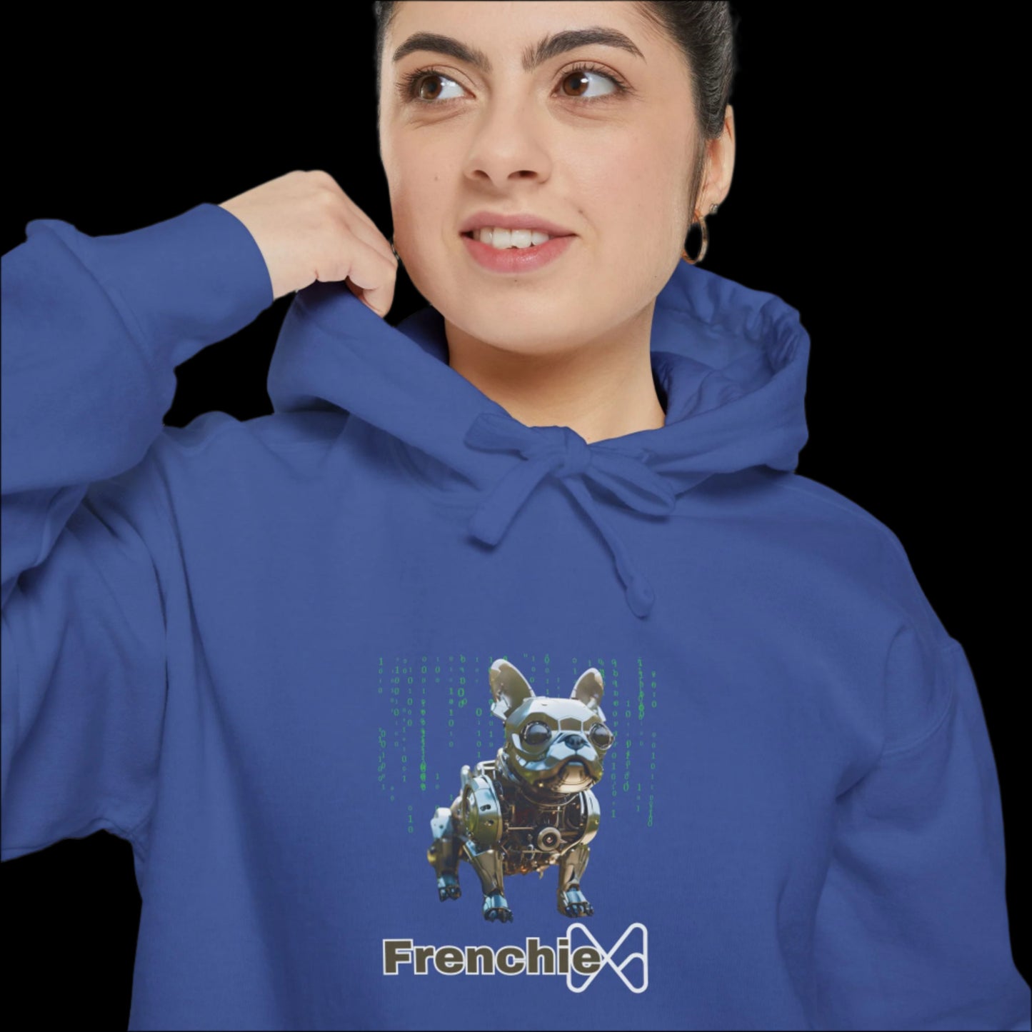 close up french bulldog frenchie dog hoodie sweatshirt