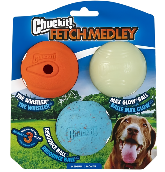 chuckit fetch medley for colourblind dogs