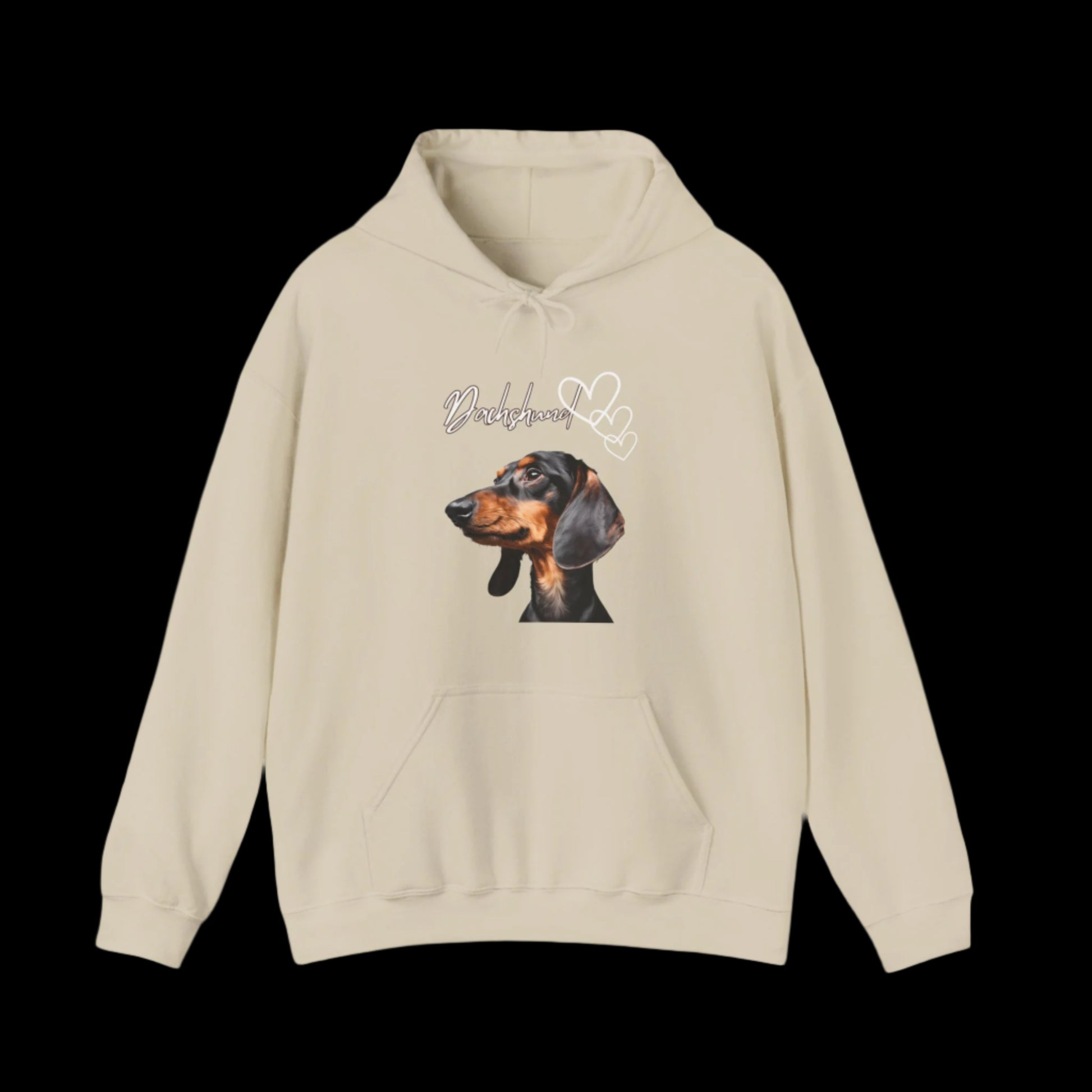 cream best quality dachshund sausage dog dog hoodies clothing