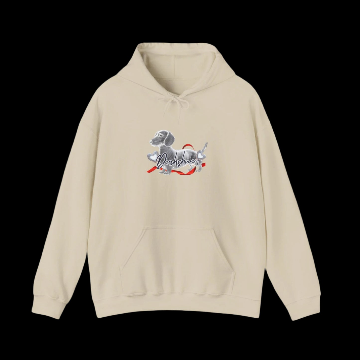 cream dachshund hoodie sausage dog clothes sweatshirts