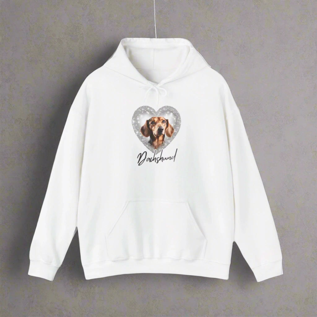 dachshund clothing dog hoodie premium sweatshirt puppy white