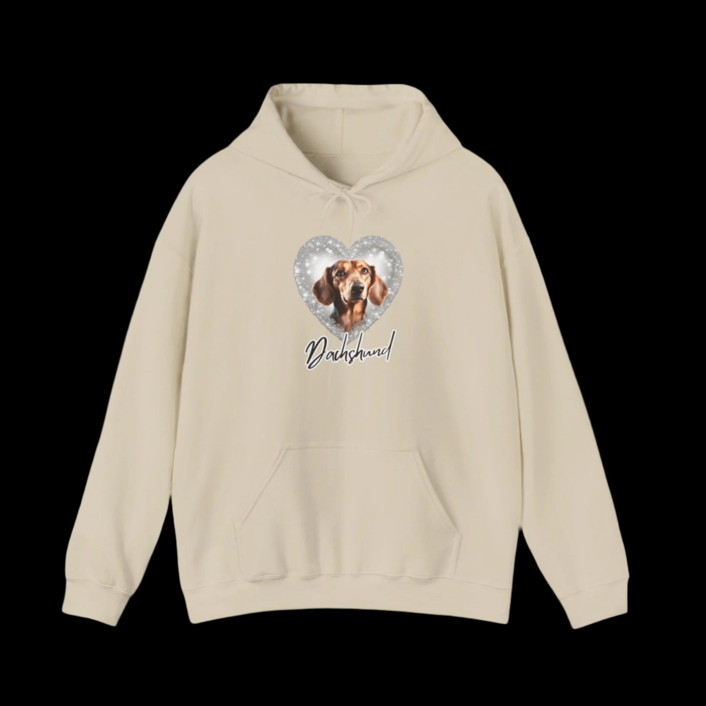dachshund clothing dog hoodie premium sweatshirt cream