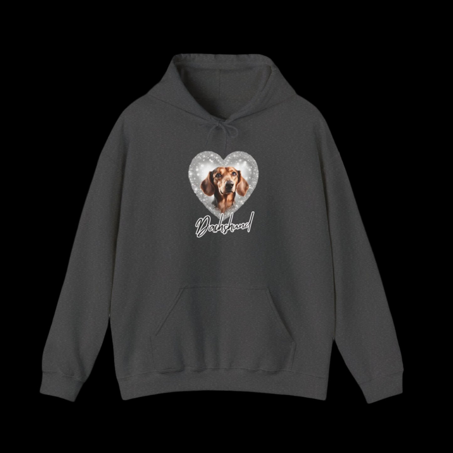 dachshund clothing dog hoodie premium sweatshirt dark gray