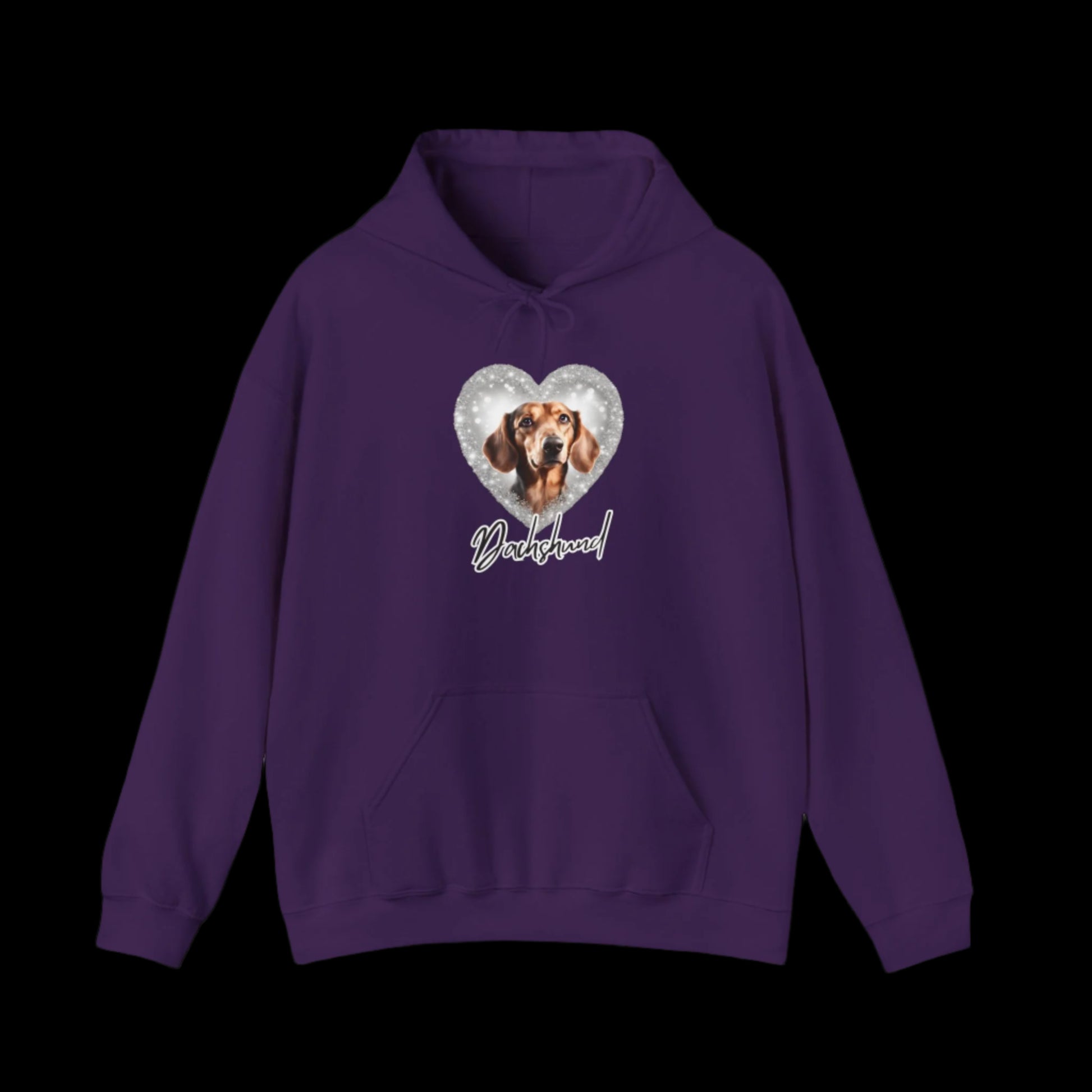 dachshund clothing dog hoodie premium sweatshirt dark purple