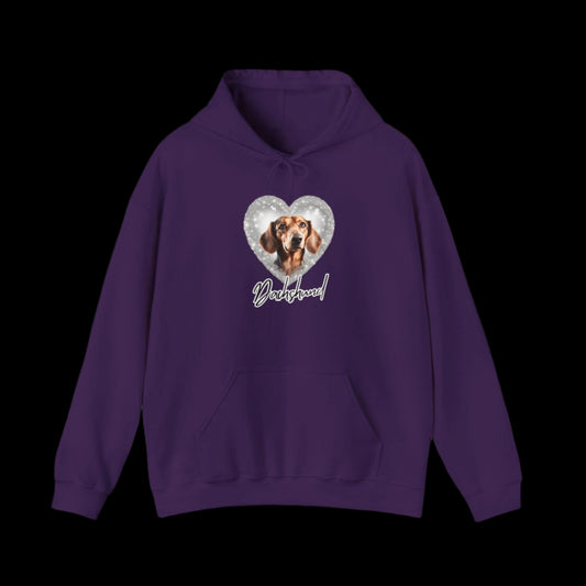 dachshund clothing dog hoodie premium sweatshirt dark purple