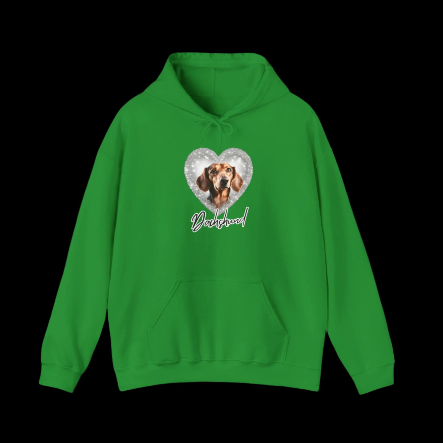 dachshund clothing dog hoodie premium sweatshirt green