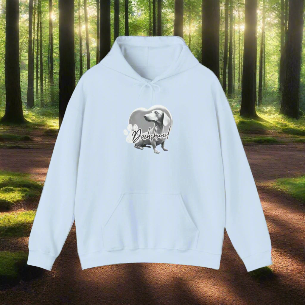 dachshund clothing hoodie sweatshirt premium light blue