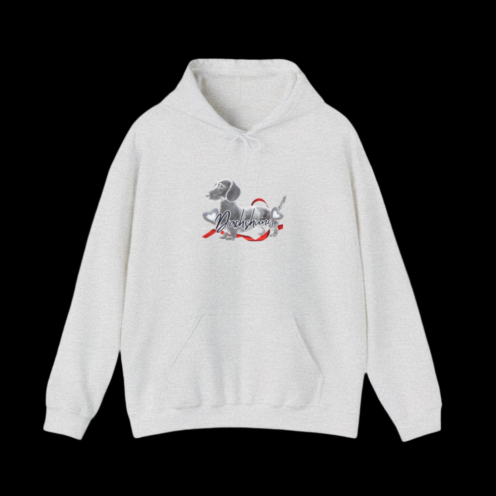 dachshund hoodie sausage dog clothes sweatshirts gray