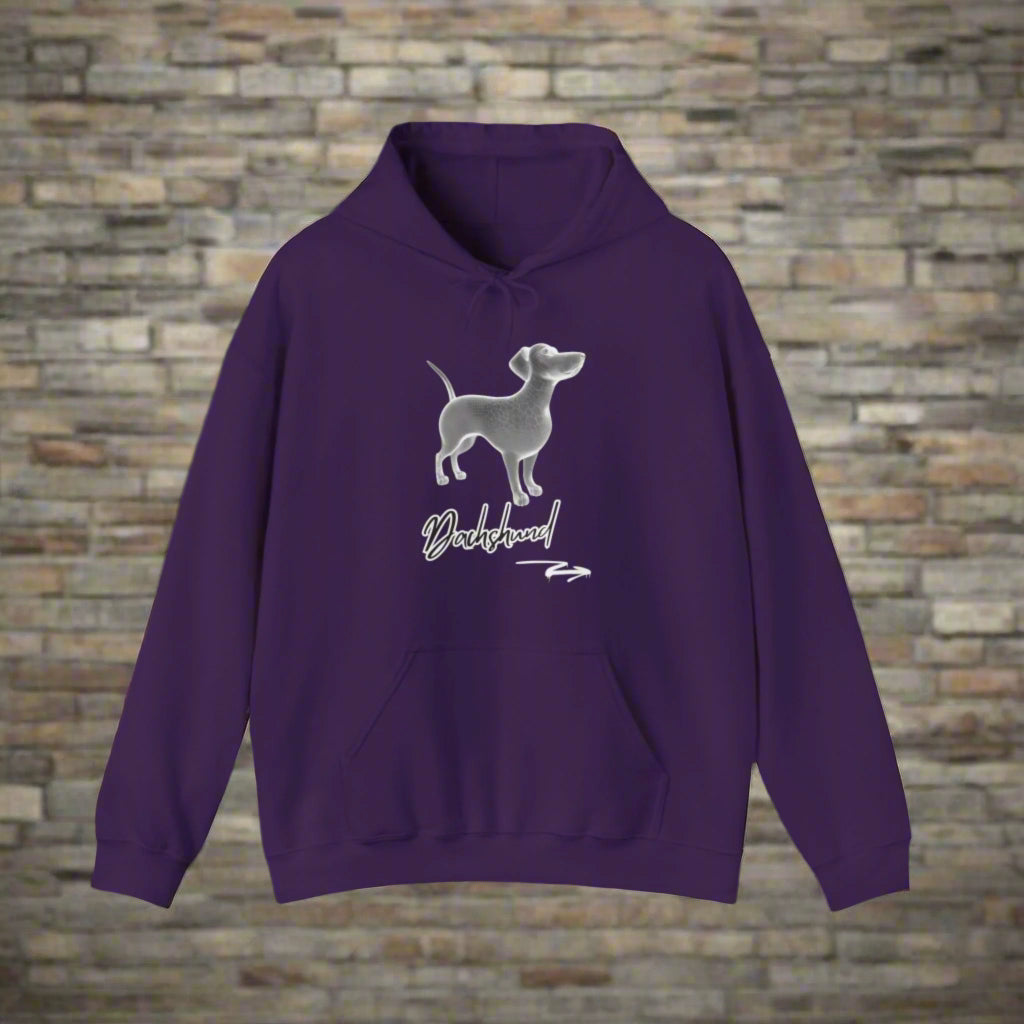 dachshund premium hoodie dog lover hoodie purple sweatshirt