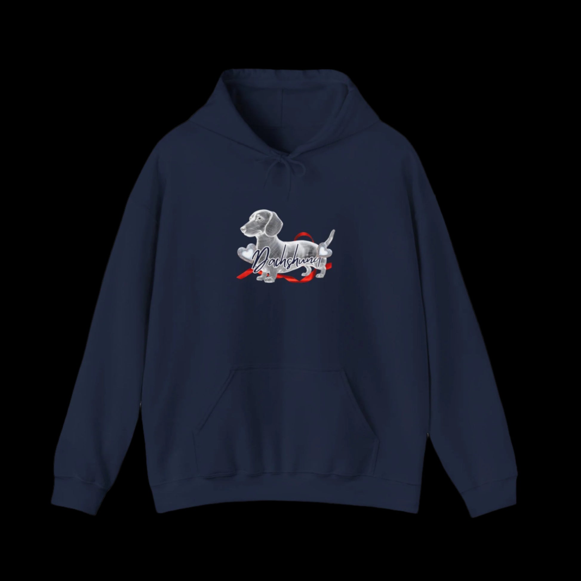 dachshund hoodie sausage dog clothes sweatshirts dark blue