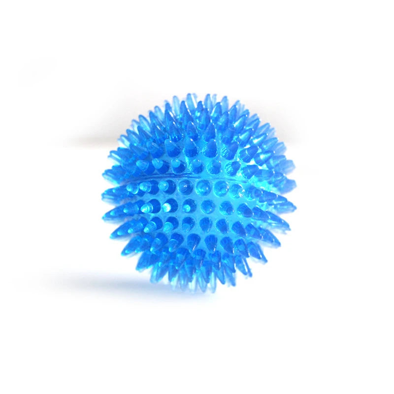 dog toy Squeaky Tooth Cleaning Ball. - Sniff Waggle And Walk
