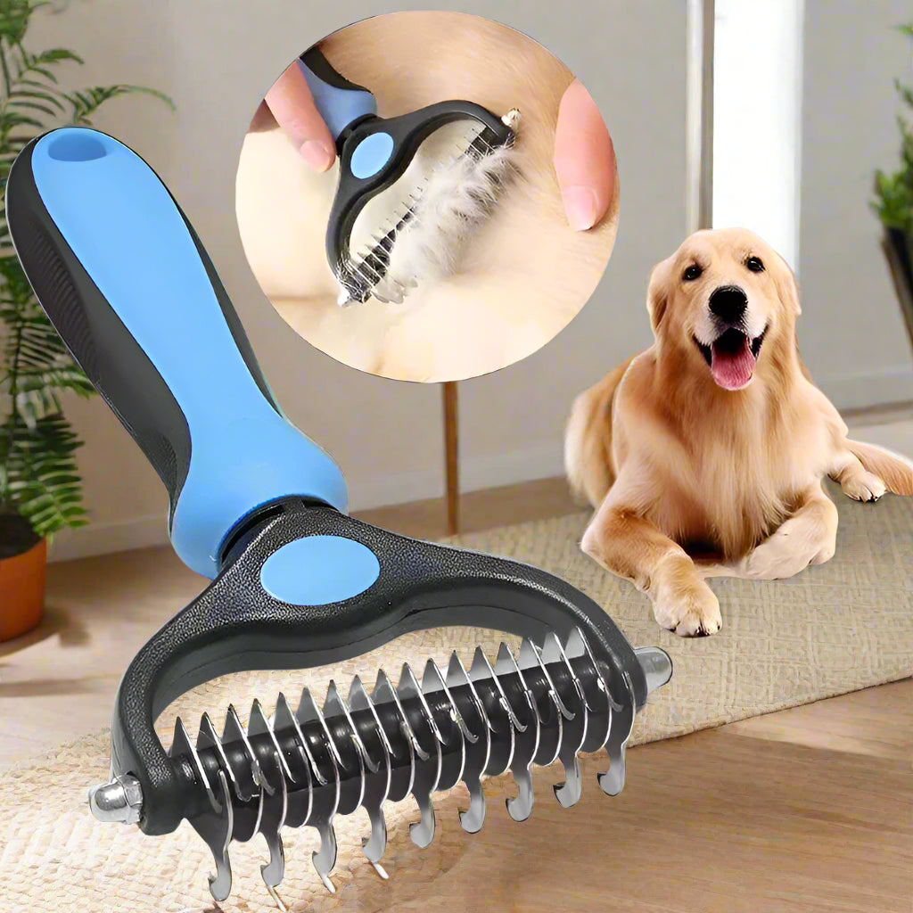 deshedding best pet brush knot detangle