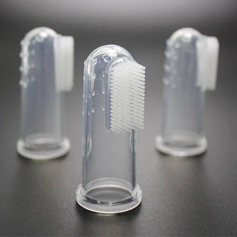 Super Soft Pet Finger Toothbrush. - Sniff Waggle And Walk