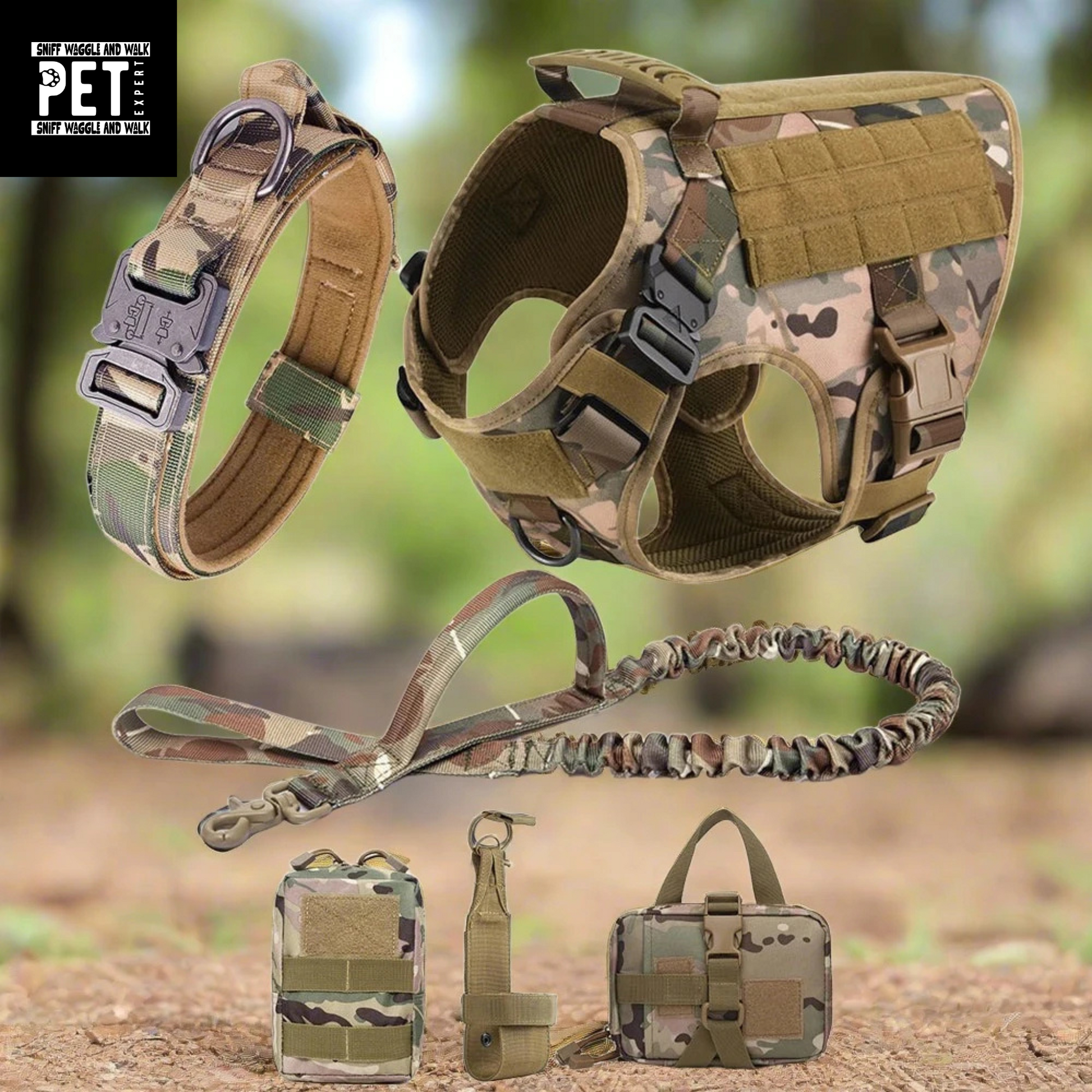 tactical dog collar and harness