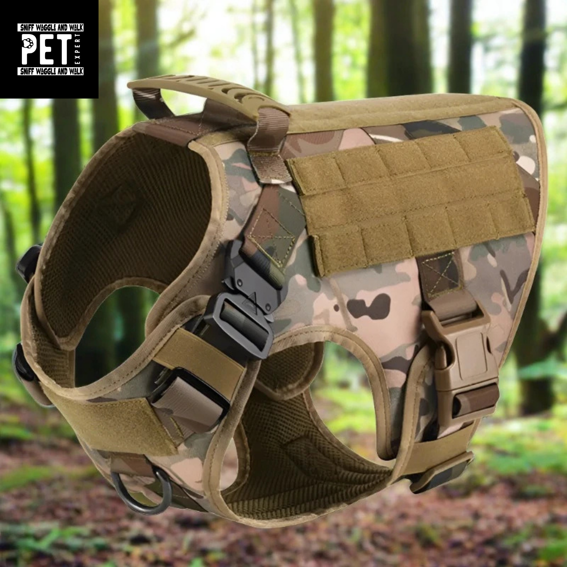dog harness tactical camo