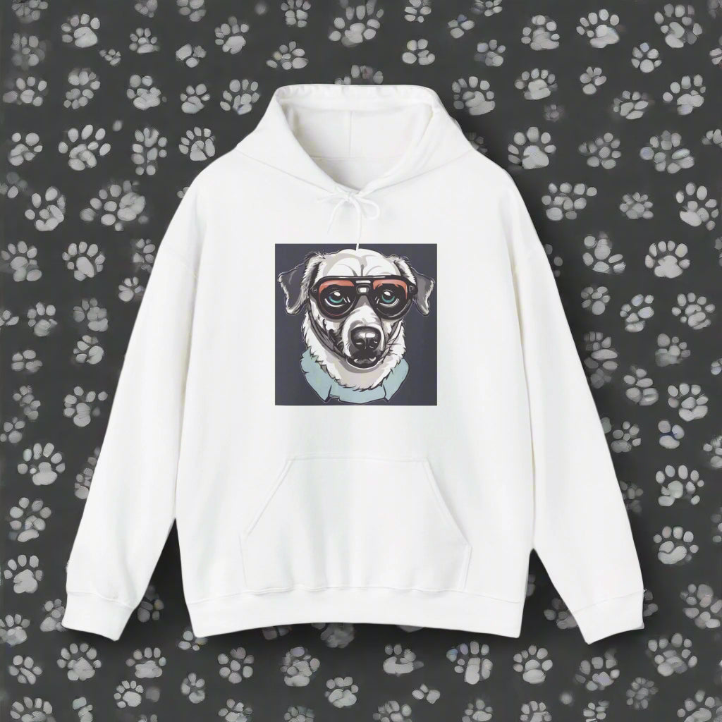 white premium hoodie gift idea for dog lovers