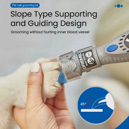 Grooming Clippers Safe & Humane Pet Grooming Tool Kit 3 Gears - Sniff Waggle And Walk