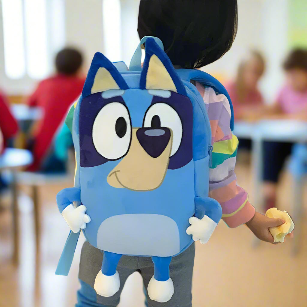 blue dog backpack school