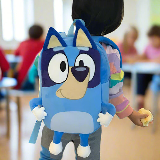 blue dog backpack school