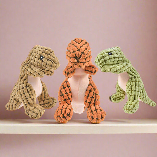 Dinosaur dog Toy. soft eco friendly - Sniff Waggle And Walk