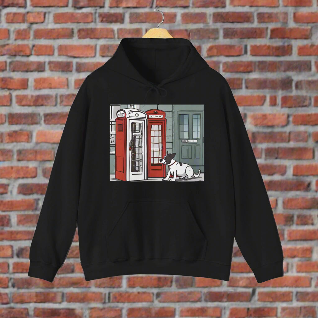 Unisex Heavy Blend⢠Hooded Sweatshirt - Sniff Waggle And Walk black dog lovers gift idea