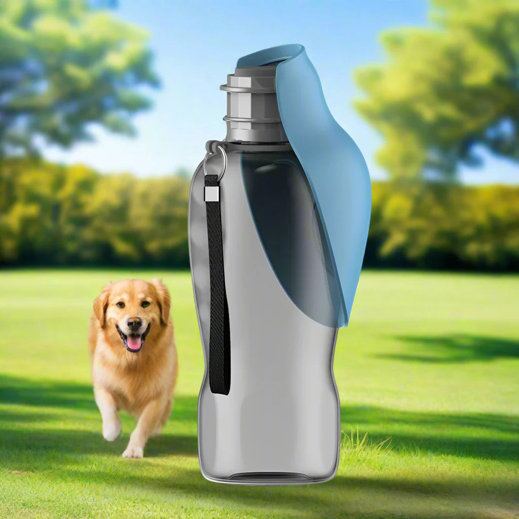 the best Water Bottle for dogs 800ml. - Sniff Waggle And Walk