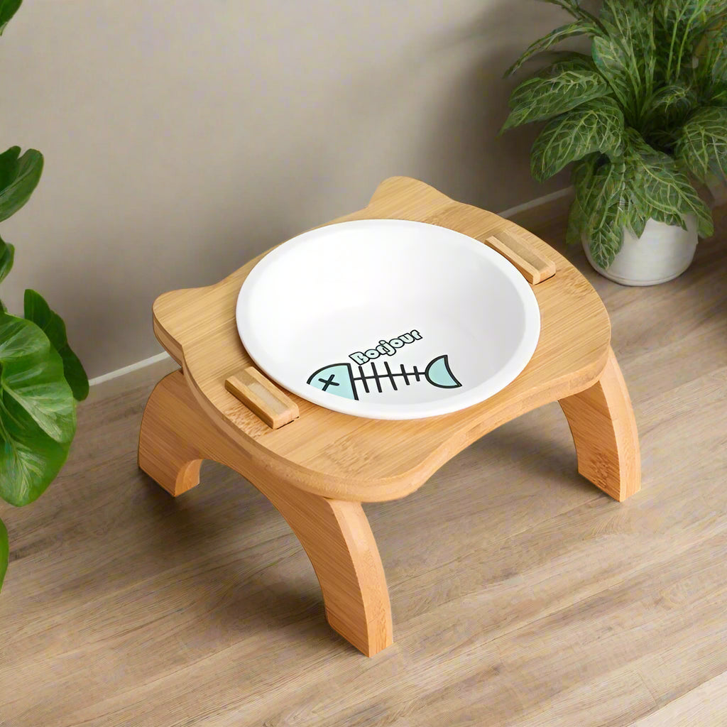 duo diner cat bowl