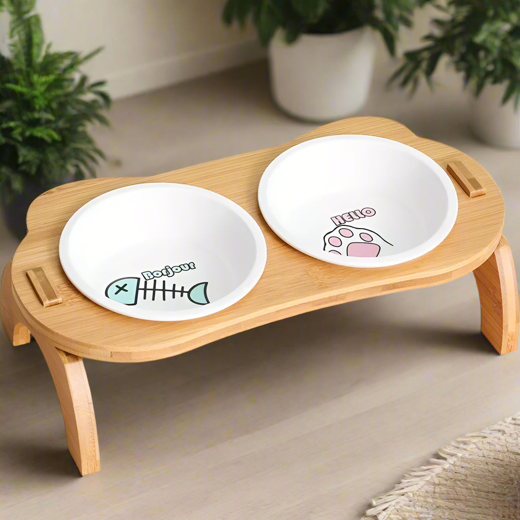 duo diner dog bowl