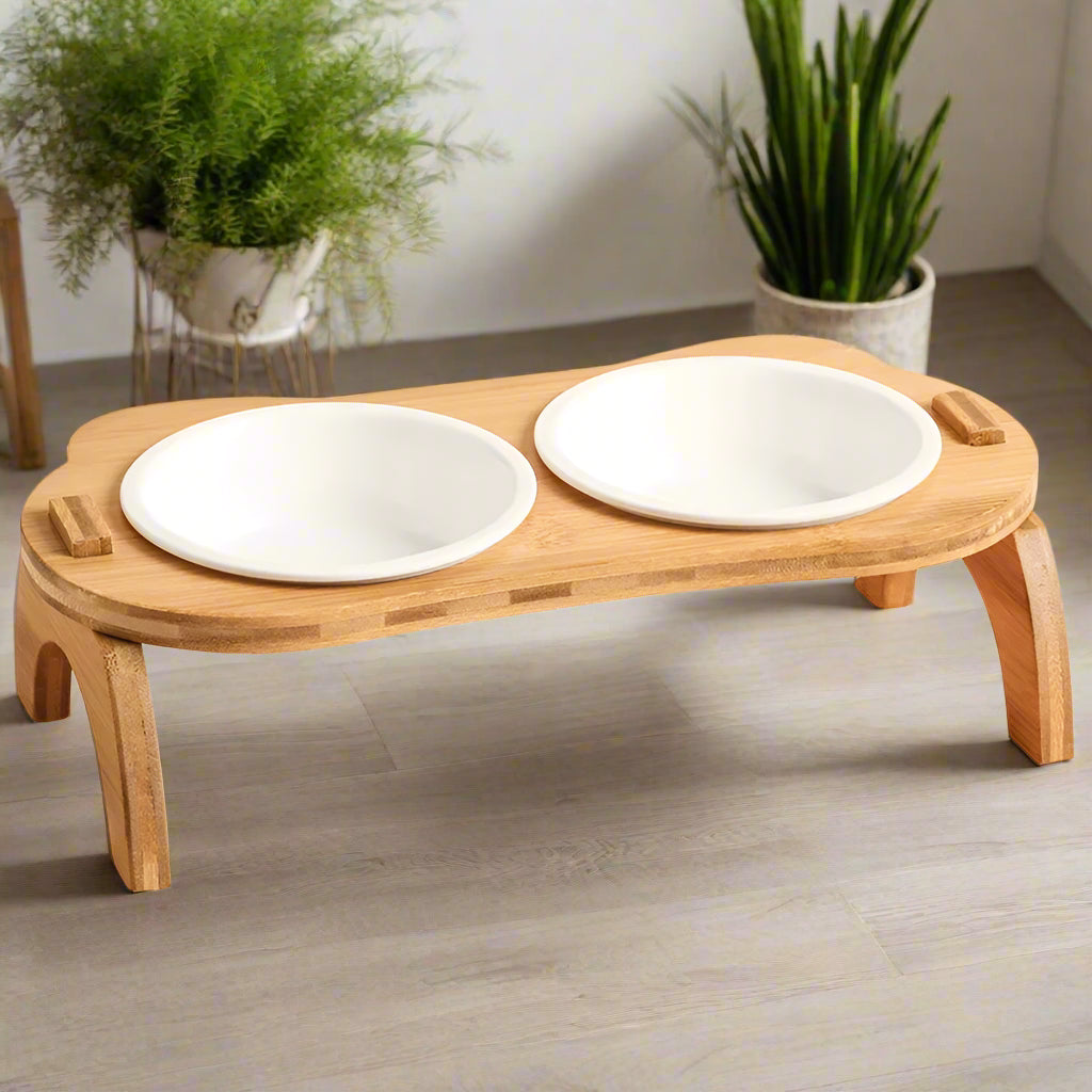 duo diner dog bowl cat bowl