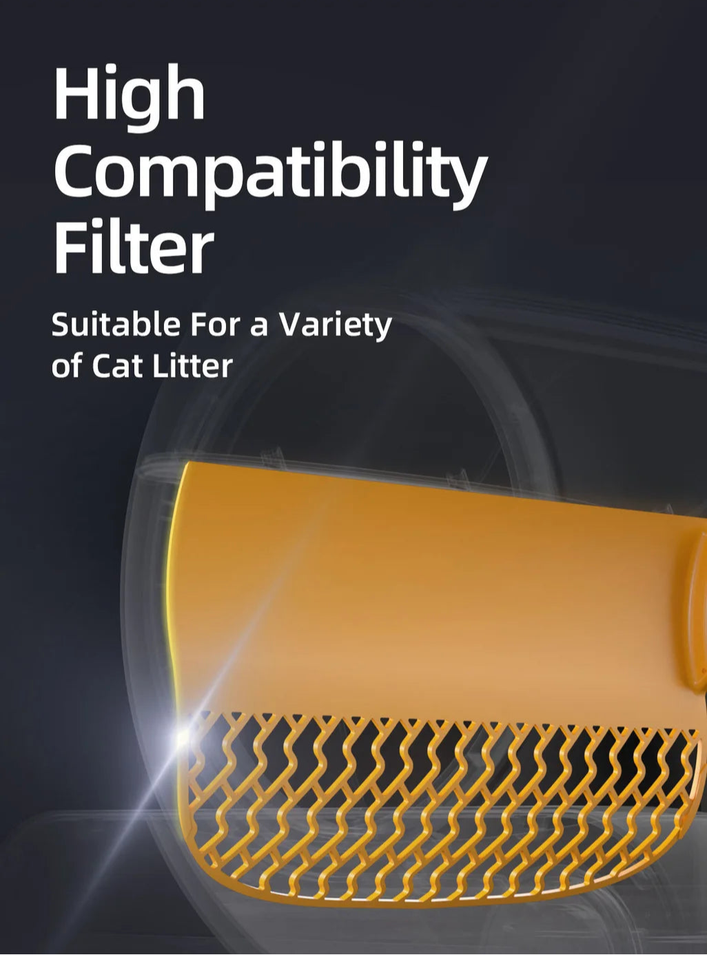 filtered cat litter box