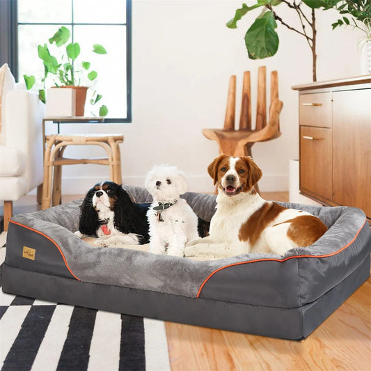massive quality memory foam dog beds