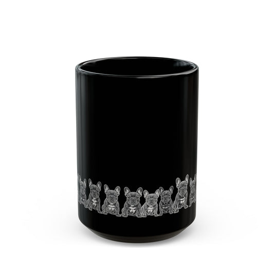French Bulldog coffee mug front view