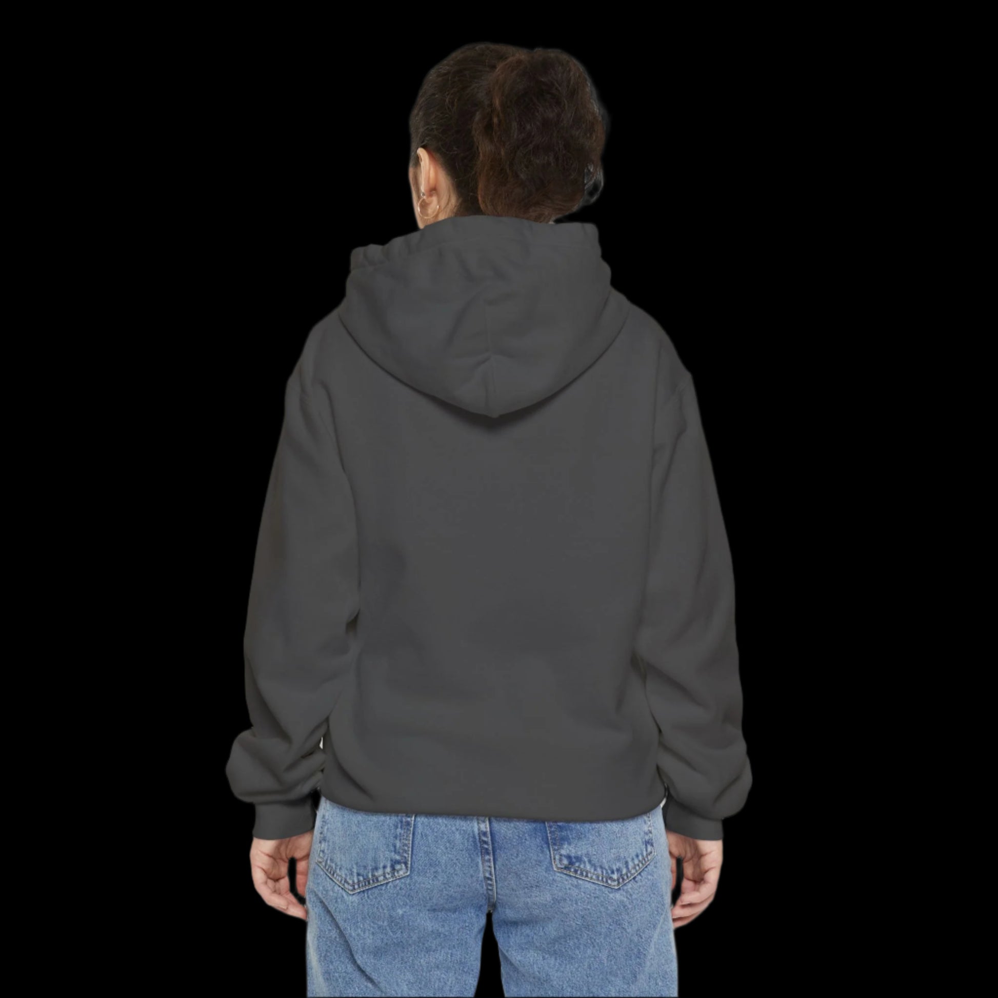 french bulldog hoodie back view